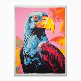 Colourful Bird Painting California Condor 3 Canvas Print