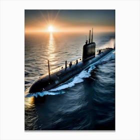 Submarine - -Reimagined 1 Canvas Print