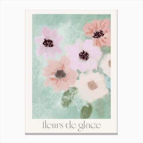 Fleurs De Glace Canvas Print