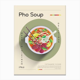 Pho Soup 1 Canvas Print