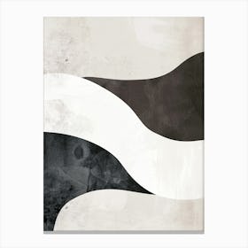 Ethereal Beige Minimalist Style Canvas Print