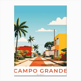 Brazil Campo Grande Travel Canvas Print