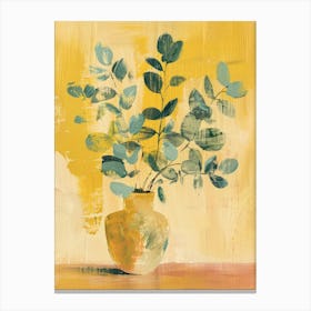 Yellow Vase Canvas Print