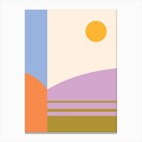 Colorfield Sunrise Canvas Print