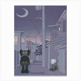 Btwnk kaws Canvas Print