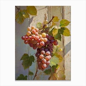 Grapes On The Vine Canvas Print