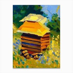 Apiculture Beehive 3 Painting Canvas Print