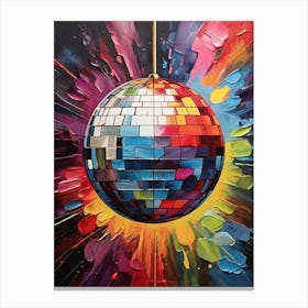 Disco Ball art print 1 Canvas Print