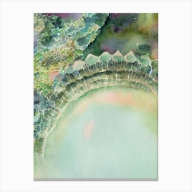 Helicoprion Storybook Watercolour Canvas Print