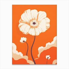 Poppies In The Sky Canvas Print