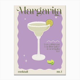 Margarita Cocktail Canvas Print