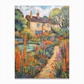 Autumn Gardens Painting Hidcote Manor Garden United Kingdom 3 Canvas Print