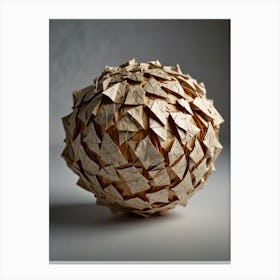 Origami Ball Canvas Print