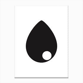 Teardrop Canvas Print