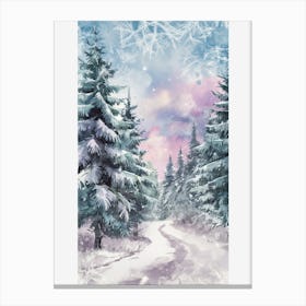 Frosted Twilight Canvas Print