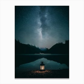 Milky At Night Canvas Print