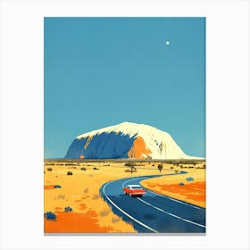 Road To Uluru Canvas Print