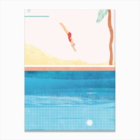 Swimming Pool Canvas Print