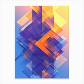 Abstract Geometric Pattern 3 Canvas Print