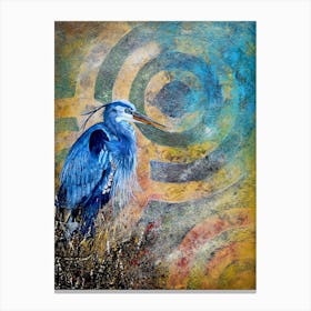 Blue Heron Canvas Print