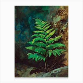 Pteris Fern Painting 3png Canvas Print