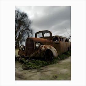 Rusty Car 1 Canvas Print