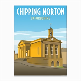 Chipping Norton Town Hall Canvas Print