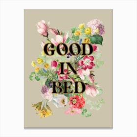 Good In Bed Canvas Print