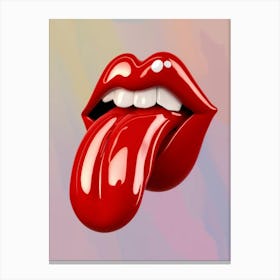 Rolling Stones Tongue Canvas Print