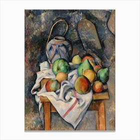Ginger Jar, Paul Cézanne Canvas Print