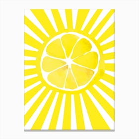 Citrus Sun Canvas Print