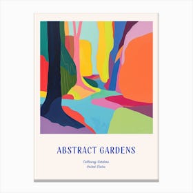 Colourful Gardens Callaway Gardens Usa 4 Blue Poster Canvas Print
