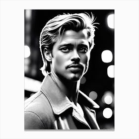 Brad Pitt Canvas Print
