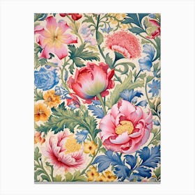 Floral Wallpaper 25 Canvas Print