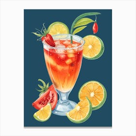 Lemon Juice Canvas Print