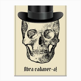 Magician Skull Canvas Print