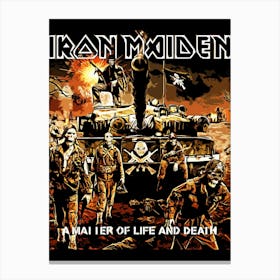 Iron Maiden - War Of Life And Death Canvas Print