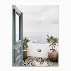 Aegean Sea View Canvas Print