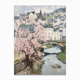 Conwy (Wales) Painting 1 Canvas Print