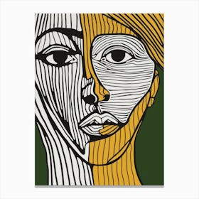 Woman'S Face 84 Canvas Print