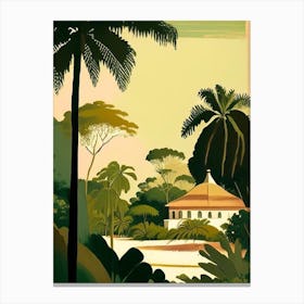 Cayo Santa Maria Cuba Rousseau Inspired Tropical Destination Canvas Print