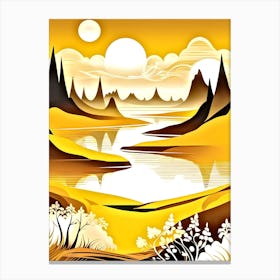 Landscape Painting 2 Canvas Print