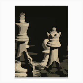 Chess Pieces Canvas Print