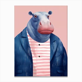 Hippo 1 Canvas Print