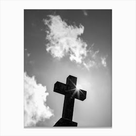 Cross in the Sky Canvas Print