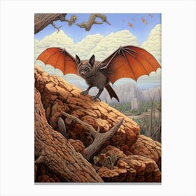 Kuhls Pippestrelle Bat Painting 1 Canvas Print