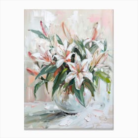 A World Of Flowers Lilies 3 Painting Canvas Print