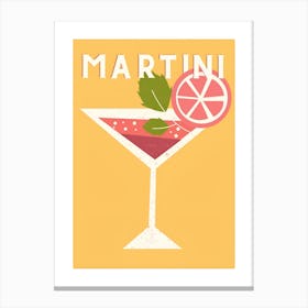 Martini 4 Canvas Print