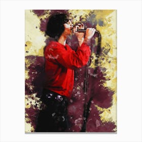 Smudge Jim Morrison Concert Canvas Print
