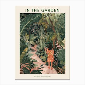 In The Garden Poster Biltmore Estate Gardens Usa 1 Canvas Print